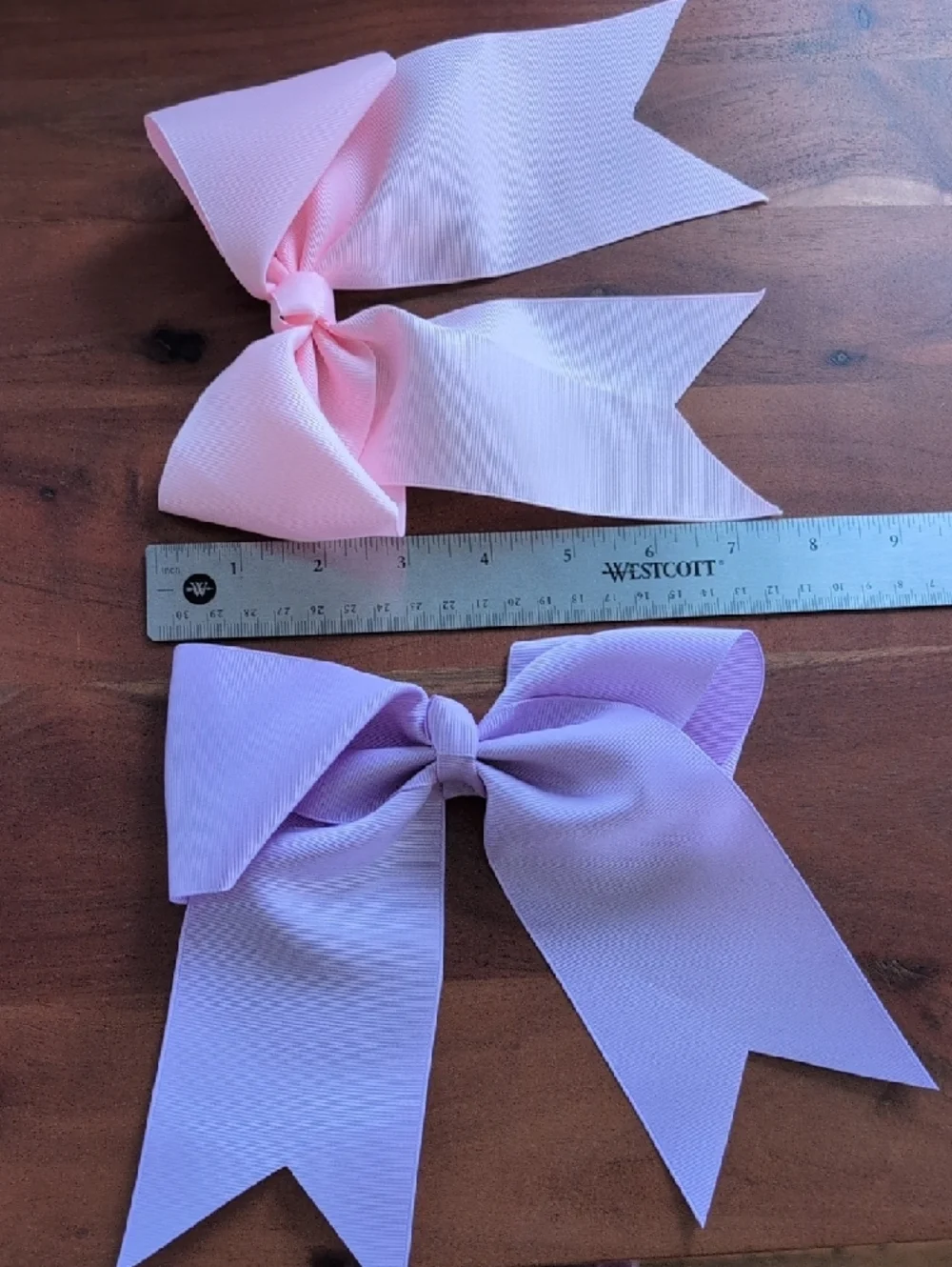 Kids Grosgrain Hair Bows - Pink and Lavender